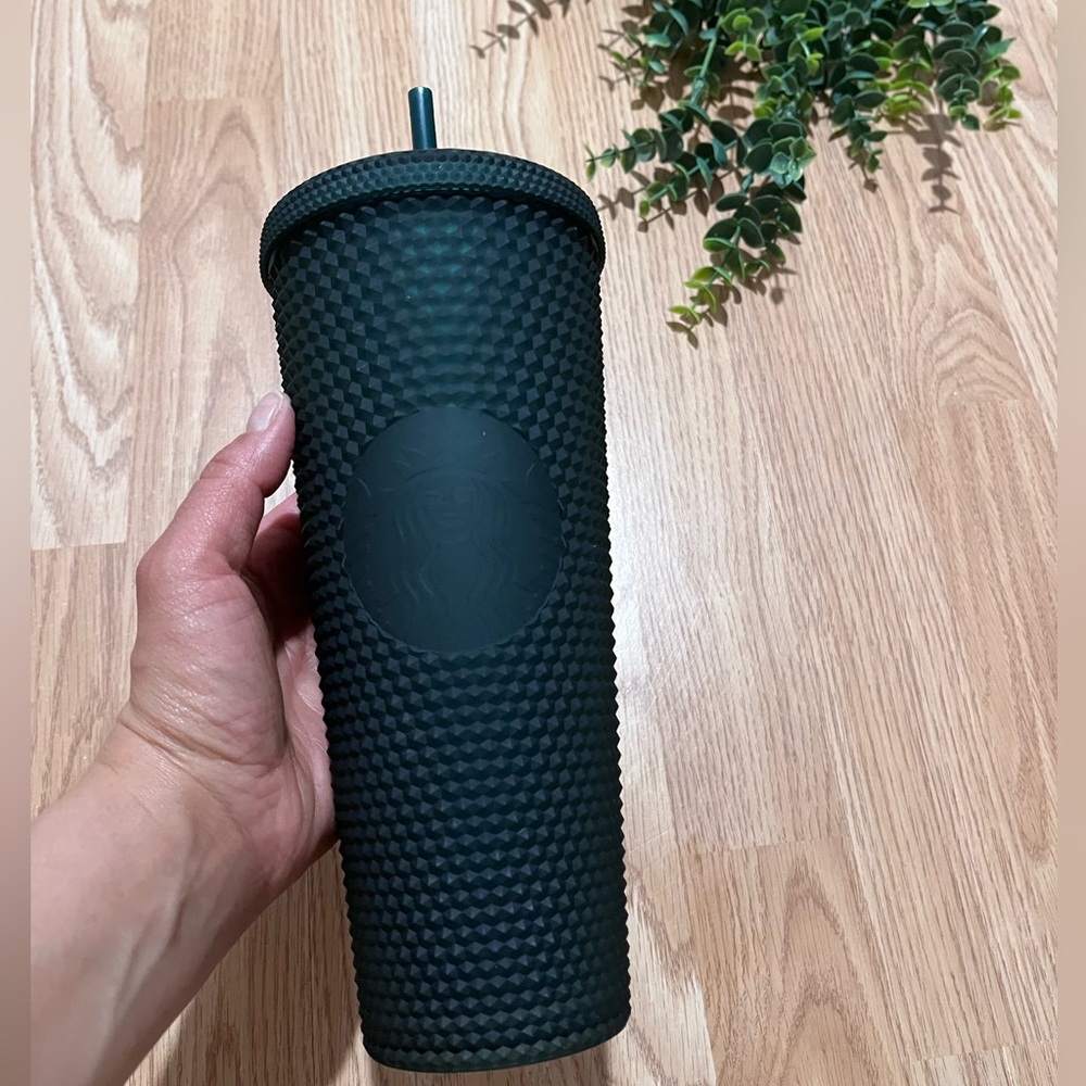 Starbucks Jelly Studded Tumbler - Matte Dark Green, 24 oz